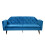 Comfy Living (Blue) Plush Velvet Tufted Sofa Bed In Various Colours 5