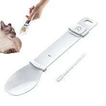 Cat Treats Spoon for Wet Food, Cat Strip Squeeze Liquid Snack Dispenser, Pet Feeding Spoon for Small Pets and Puppies