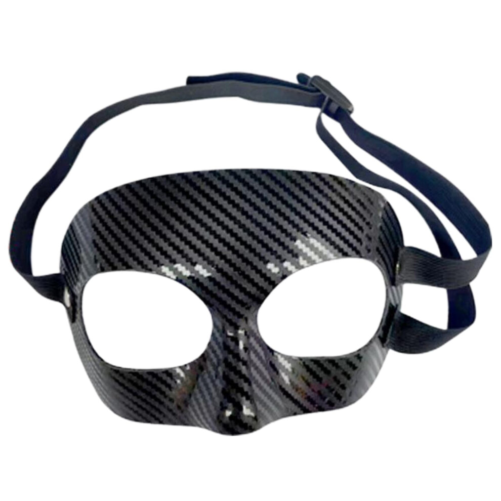Nose Guard For Broken Nose, Adult Face Shield With Protective Pads, Basketball Face Mask, Adjustable Fit, Clear Design 6038364057693