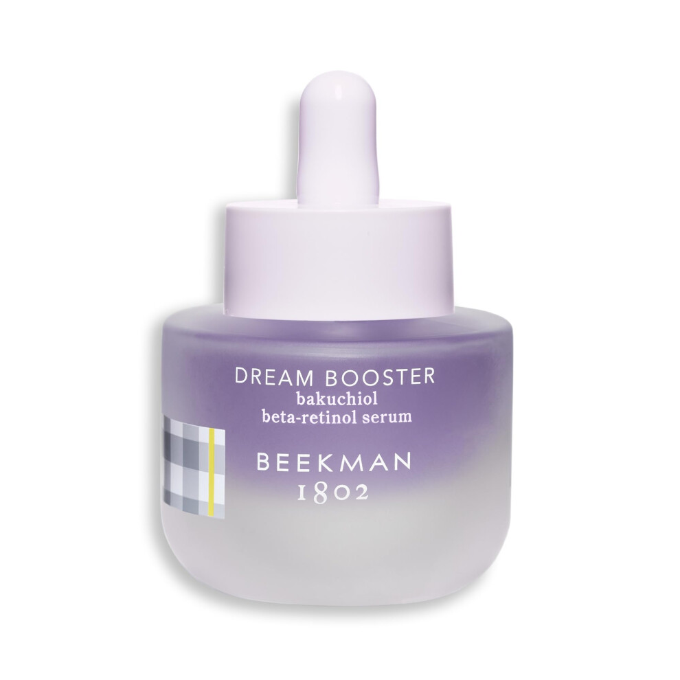 Beekman 1802 Dream Booster Bakuchiol Face Serum - Retinol Alternative For Sensitive Skin - Fine Lines & Pore Minimizer - Vegan - Fragrance Free -0.5 F