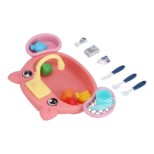 Kitchen Sink Play Set Plastic Interactive Pretend 1