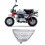 Motorcycle Side Battery Cover Die Cast Aluminum 12