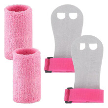 Kids Gymnastics Grips And Wristbands Set For Comfortable Wrist Support In Exercise And Lifting, Adjustable Size, Durable Material