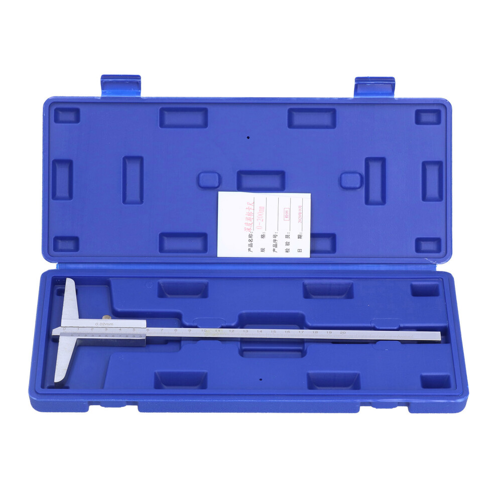 Depth Vernier Caliper Metal Gauge 0.02mm High