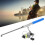 Portable Mini Pen Shape Fishing Rod Pole Pocket 12