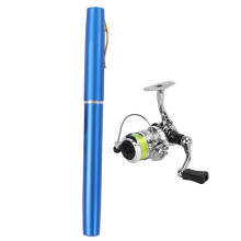Portable Mini Pen Shape Fishing Rod Pole Pocket