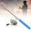Portable Mini Pen Shape Fishing Rod Pole Pocket 11