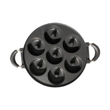 Donut Maker Pan Nonstick Baking Pan for Stovetop and Oven, 7 Hole Design for Homemade Breakfast Treats