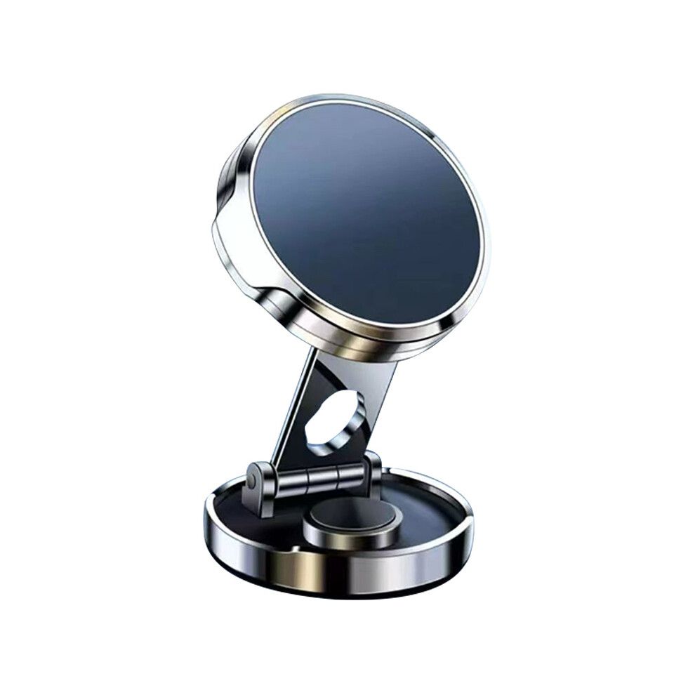 Folding Magnetic Car Phone Holder 360 Rotation Silver 8320539759166