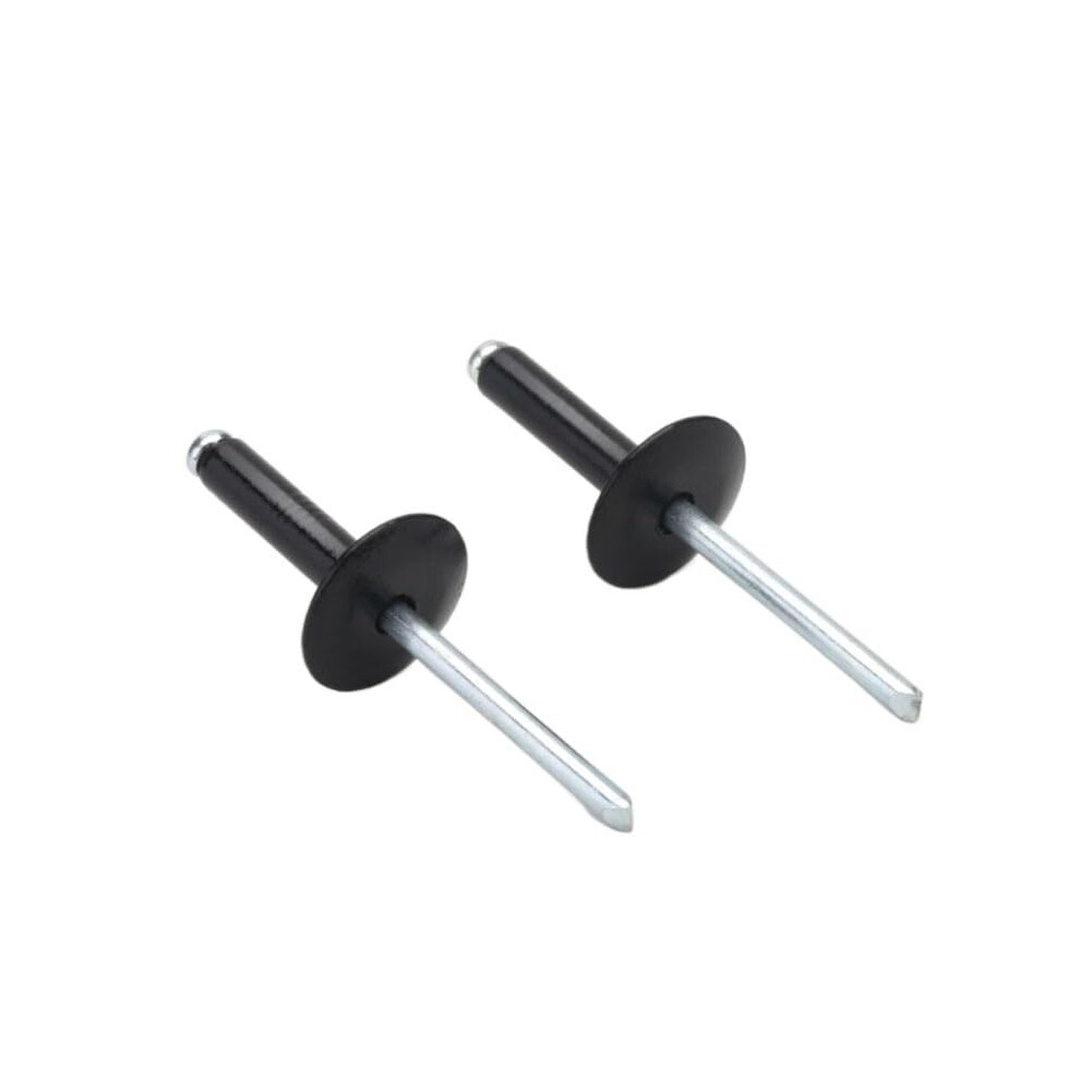 Aluminium Pop Blind Rivets 3.2Mm, 4Mm, 5Mm With Large Flange And Cap, Self-Setting, White M3.2, 25Mm Size, 40Pcs 6447073334399