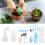 19Pcs Succulent Plant Transplanting Tool Set, ABS, Blue/Pink 16