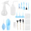 19Pcs Succulent Plant Transplanting Tool Set, ABS, Blue/Pink 2