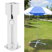 Portable Steel Umbrella Base Stand for Patio & Garden, 84x28cm