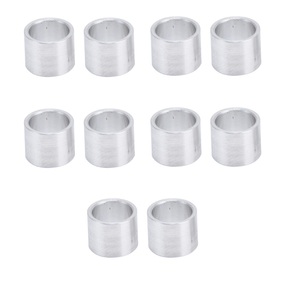 10Pcs Aluminum Alloy Spacer Round Unthreaded