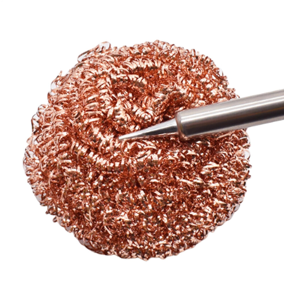 Solder Tip Cleaner Ball - Heat Resistant Cleaning Ball For Soldering Iron - Wire Sponge For Electronics Repair Enthusiasts 6482260359229