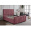 (Double, Pink) Rio Vegas Velvet Bedframe with Optional Storage 1