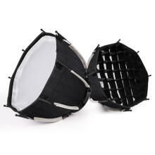 30cm Octagonal Softbox with Honeycomb Grid for ZU60 M60 COB Lights, Quick Release Bowens Mount, Photography Studio Accessory