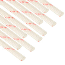 Fiberglass Heat Shield Sleeve 10pcs 1mm ID x 2.99ft High Temperature Resistant Insulation for Automotive Applications