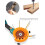 Multipurpose Drill Bit Grinding Sharpener Tool for Angle Grinder, Black Polishing Grinding Accessory, Durable Material 4