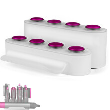 Storage Holder for Dyson Airwrap Curling Iron Accessories - 8-Head Vertical Desktop Organizer Rack for Styling Tools