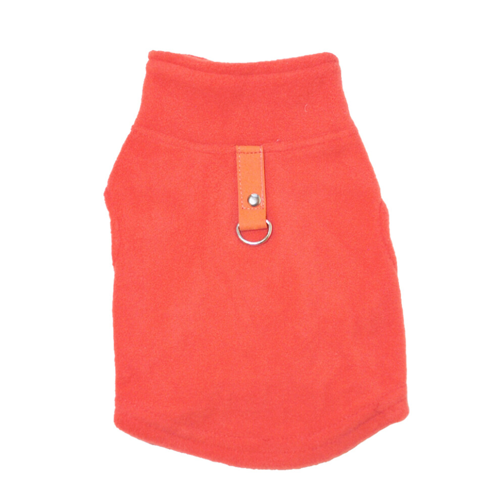 (Orange, XS) Dog Clothes Sweet Gift Keep Warm Puppy Vest Fall and Winter Pet-image-OPC-PKB26VC-NEW