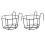 The New 2pcs Flowerpot Bracket 1