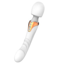 Magic Wand Intense Massager Vibrator Rechargeable Waterproof Double Pleasure Wand 2 Motors 10 Modes for Adult Use