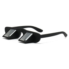 Prism Glasses for Rock Climbing, Lightweight Clear Optical Eyeglasses, High Transparency Comfortable Outdoor Use, Black
