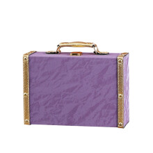 Leather Storage Trunk Travel Suitcase - Large Capacity European Style Home Decor, Multifunctional Organization Solution