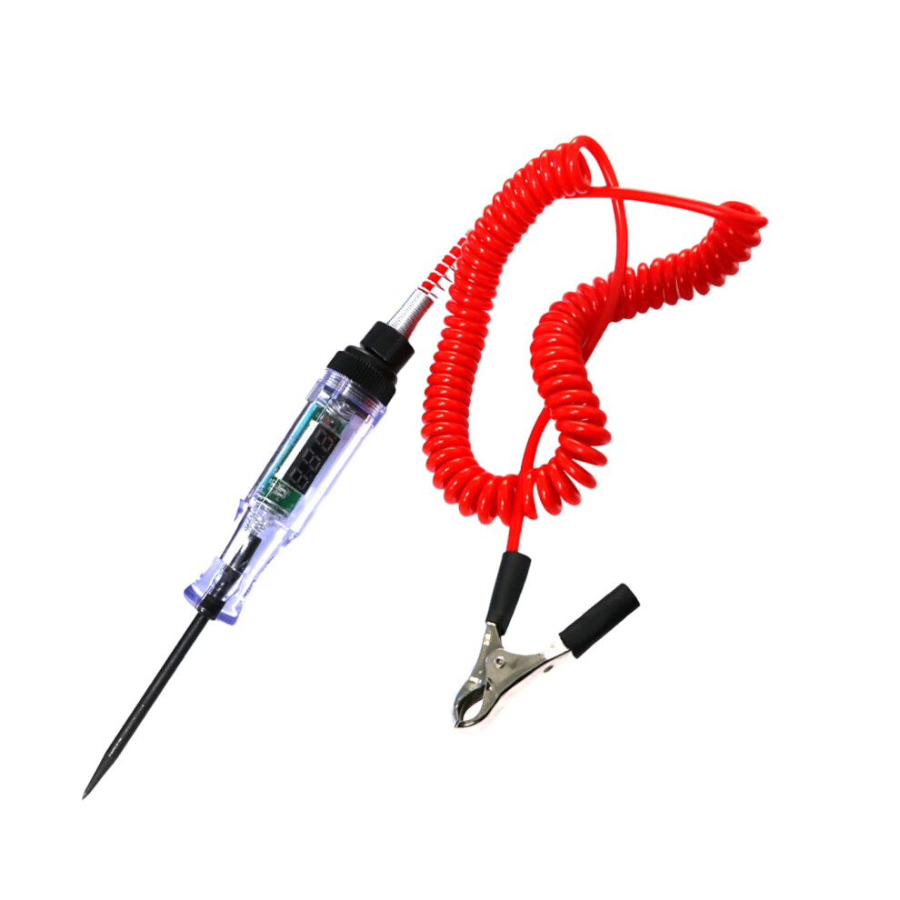 Circuit Tester 3V-36V Dc Electric Tester Pen With Digital Lcd Display For Automotive, Truck, Relay, Fuse, Wiring Diagnostics 6482260361154