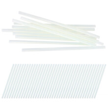 100 Stück 7x200mm transparente Heißklebesticks für DIY, Reparaturen