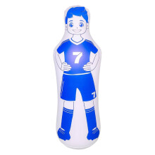 Inflatable Football Skills Development Training Tool - Blue, Durable Material, Portable Size, Ideal for Coaches and Players