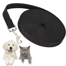 10m Extra Long Dog Lead Leash Nylon Training Leash with Padded Handle for Large Medium Small Puppies and Pets