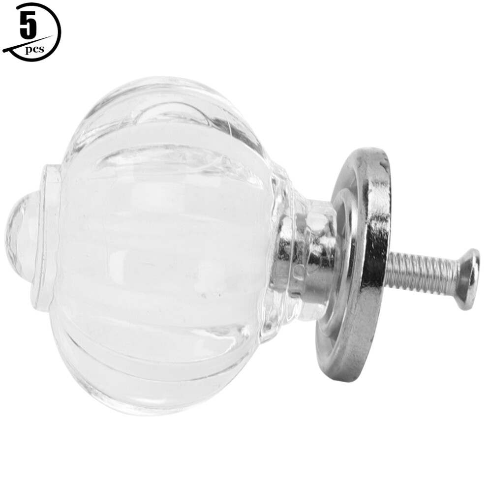 5Pcs Acrylic Cabinet Door Knobs European Style 8320539761282