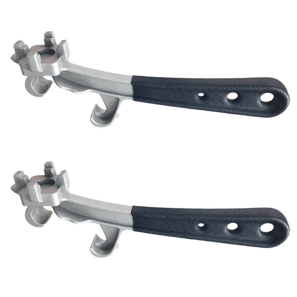 Bung Wrench For 55 Gallon Drums And 5 Gallon Buckets, Heavy-Duty Drum And Bucket Opener Tool, 2-Pack Set 6447073337185