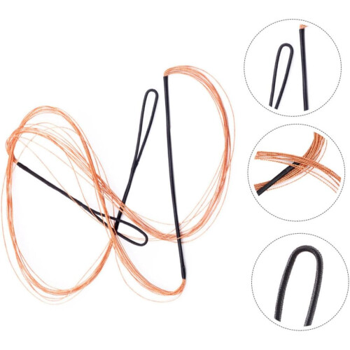 Recurve Bowstring Replacement Tool - Durable Archery Bowstring Strand for 60-inch and 70-inch Bows 2