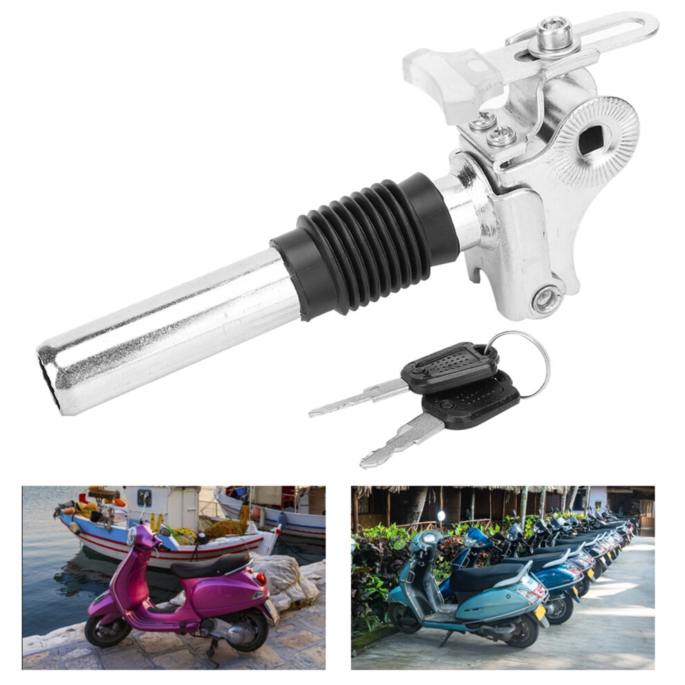 Electric Car Battery Anti-Theft Lock With Foldable Seat Tube Saddle Black 3761346243120