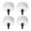 4 Pcs Rear Leaf Spring Bump Stop A03356 Rubber 10