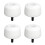 4 Pcs Rear Leaf Spring Bump Stop A03356 Rubber 9