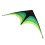 1.6m Long Prairie Triangle Kite for Kids and 4