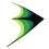 1.6m Long Prairie Triangle Kite for Kids and 5