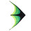 1.6m Long Prairie Triangle Kite for Kids and 7