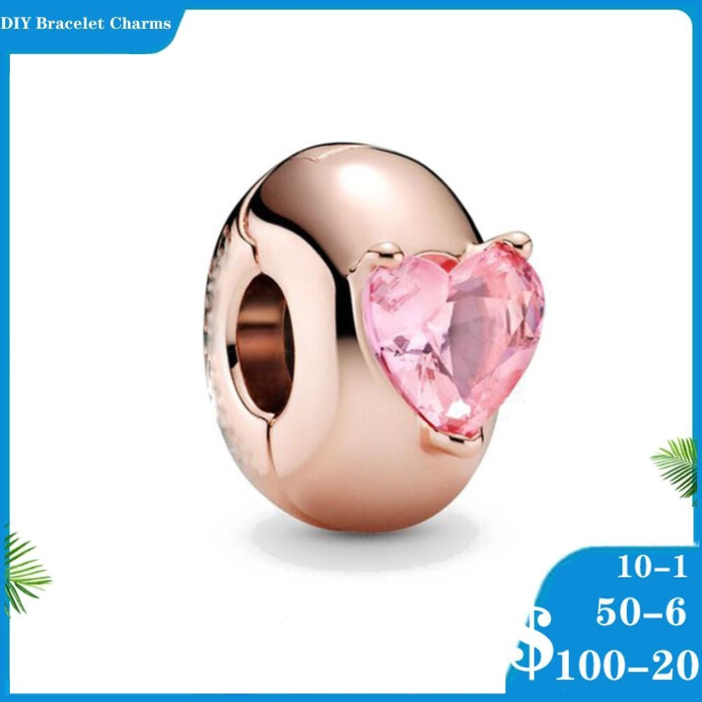 (A1622 fen) New 925 Sterling Silver Galaxy Star Cluster Fixing Clip Charm bead Fit Original Brand 1:1 Logo Charms Bracelet For Women DIY Jewelry-image-OPC-PKB2B8M-NEW