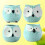 4pcs Owl Pot 9