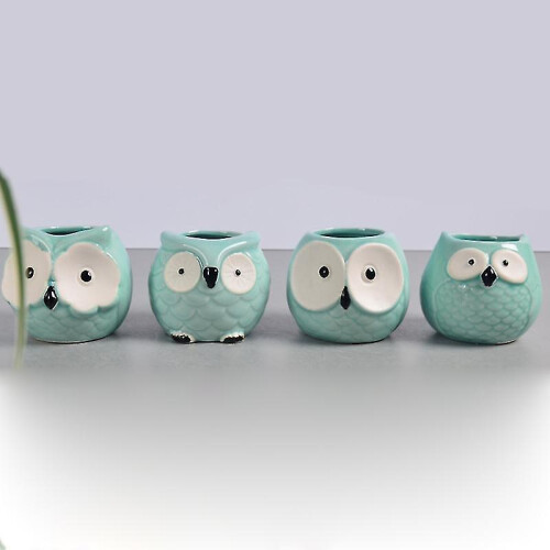 4pcs Owl Pot 1