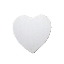 Canvas Roll for Oil Painting, 20 cm White Blank Heart Shaped Stretched Framed Artist Canvas for Acrylic and Watercolor Art