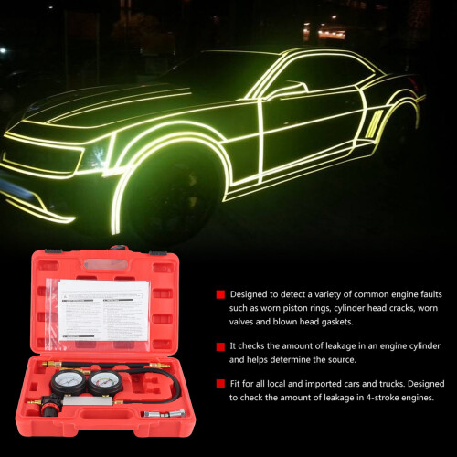 4Pcs Cylinder Leak Tester Petrol Engine 1