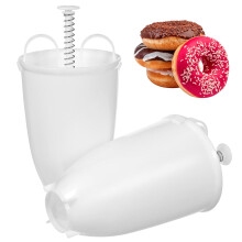 Doughnut Maker Machine 2pcs Non-Stick Silicone Mold for DIY Baking Pastry Tools for Home Bakers Kids and Adults