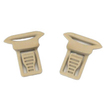 Tactical Helmets Side Swivels Goggles Clip Rotating Clamps Buckles Outdoor Accessories Sand Color 1 Pair