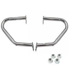 Motorcycle Engine Guard Crash Bar Bumper Protector for Triumph Bonneville T100 T120, Durable Steel, Black Finish